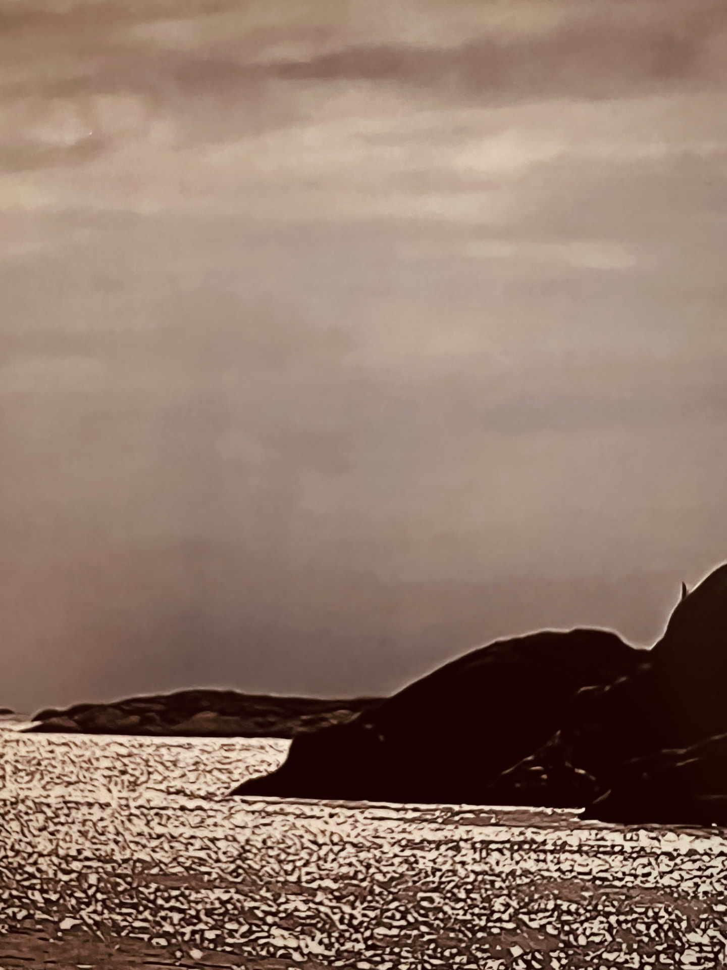Havet vid västkusten. Foto Roger Lundsten.